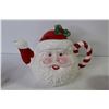 Image 2 : Santa Tea Pot w/Creamer & Sugar Bowl
