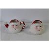 Image 4 : Santa Tea Pot w/Creamer & Sugar Bowl