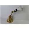 Image 4 : Brass Candle Holder - Adjustable Lamp (working)