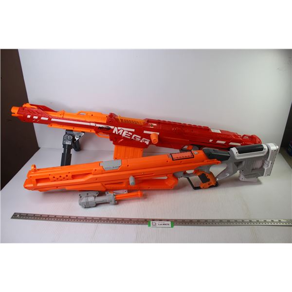 (2) Mega Nerf & Accustrike Gun (untested)