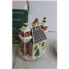 Image 3 : AvenueNoel Polyresin Fibre Optics Candy House (No Batteries, Untested), (11) Pieces Artificial Fruit