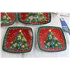 Image 3 : (2) 12" Christmas Ceramic Pie/Cake Platters, (3) Servers, (4) 8" Plates