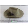 Image 1 : Cowboy Hat with Peacock Feather