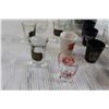 Image 2 : (10) Shot Glasses, Gravy Boat, Glass Cake Display, Misc.