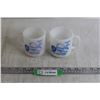 Image 1 : (2) CFQC 600 Radio Wall-N-Den Glasbake Mugs
