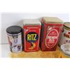 Image 2 : (2) Vogue Cigarette Tins, Premium Plus Tin, Ritz Tin, Assorted Tins