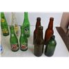 Image 4 : (18) Glass Bottles - 7-Up, Jarritos, Up-Town, Coca-Cola, Fanta