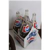 Image 4 : (4) 1L Diet Pepsi Glass Bottles, Canada Dry Wooden Box, Tractor Seat