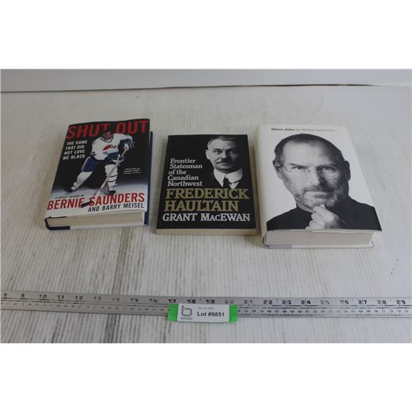 (3) Books - Steve Jobs, Fredrick Haultain, Shut Out