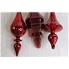 Image 2 : (3) Christmas Decorations, (3) Christmas Ornaments - (1) String is Missing