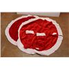 Image 1 : (2) Christmas Stockings, (2) Christmas Tree Skirts - 40" Diameter, 44" Diameter