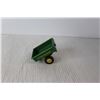 Image 8 : Lacquerware Tray, Blue Metal Car With Trailer, John Deere Toy Trailer, (2) Dairy Producer Hats, Asht