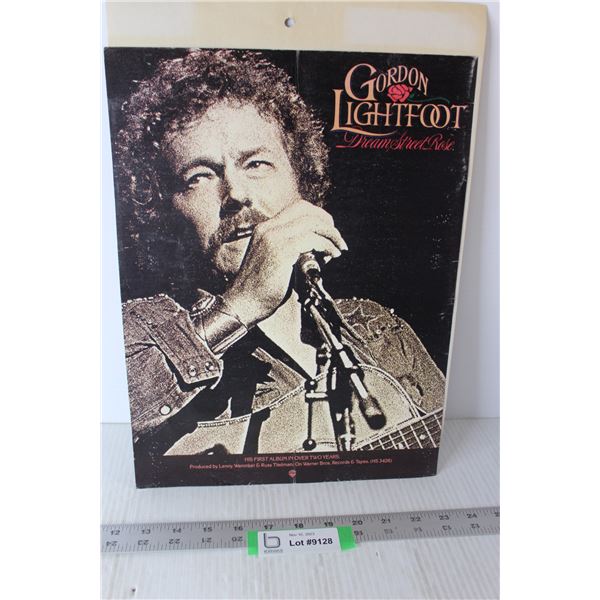 Gordon Lightfoot Collectible Promo Ad