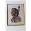 Image 2 : Framed Cross Stitch - Indigenous Man