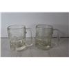 Image 3 : (4) Glass A & W Mugs
