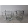 Image 4 : (4) Glass A & W Mugs