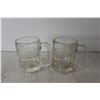 Image 4 : (4) Glass A & W Mugs