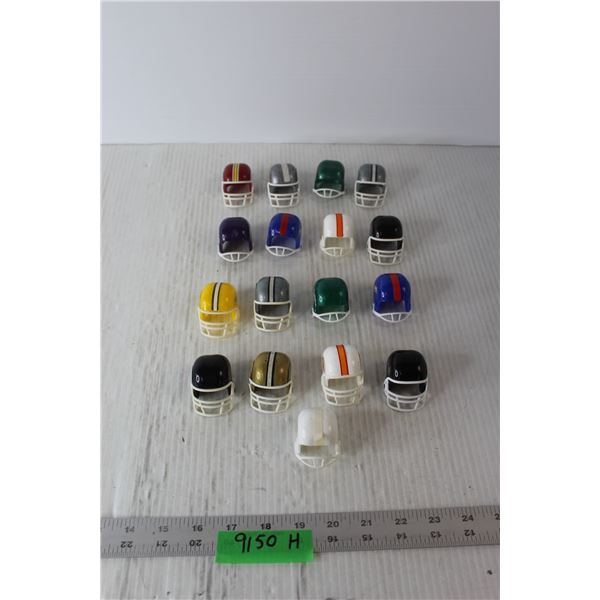 (17) NFL Miniature Helmets