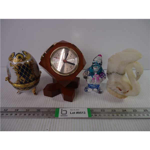 Vecceli Egg, Barometer and (2) Ornaments