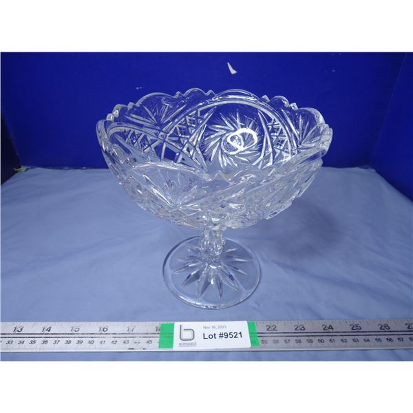 Star of David Cut Crystal Pedestal