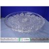 Image 1 : Large Pedestal Glass Cake Stand Plate