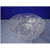 Image 2 : Footed Lead Crystal Bowl Cut Glass Serving Bowl