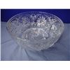 Image 4 : Footed Lead Crystal Bowl Cut Glass Serving Bowl