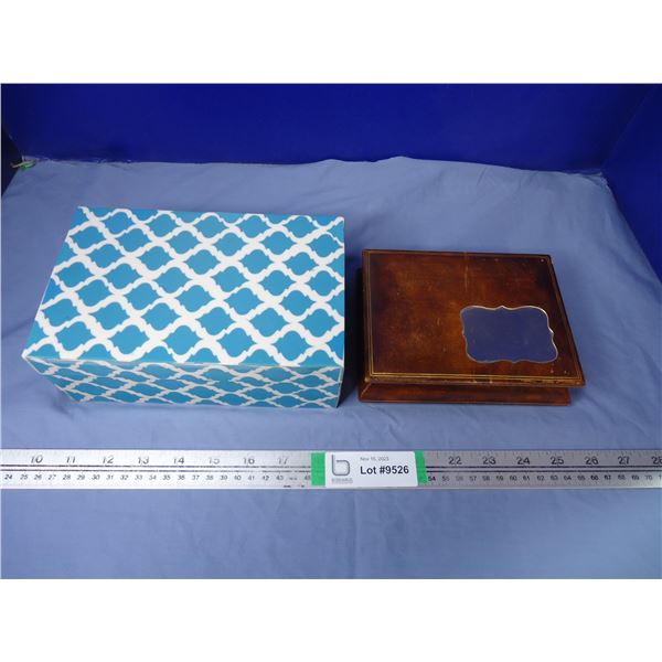 Jewelry Box and Storage Box with (4) Coasters