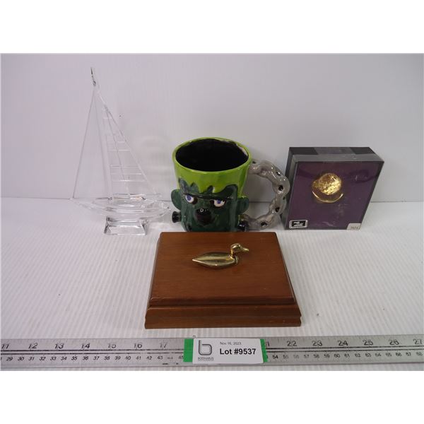 Ship Ornament, Mug, Wine Bottle Cork, Card Holder