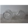 Image 3 : (2) Pinwheel Crystal Decanters With Stoppers, (2) Pinwheel Crystal Shot Glasses