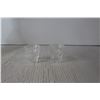 Image 5 : (2) Pinwheel Crystal Decanters With Stoppers, (2) Pinwheel Crystal Shot Glasses