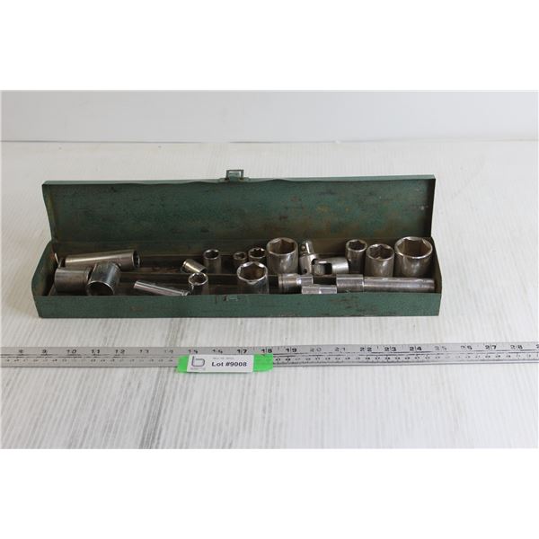 Assorted Imperial and Metric Sockets