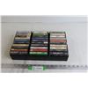 Image 1 : Plastic Tray of (30) Cassette Tapes - Pat Benatar, Elton John, Wham!, Ray Charles