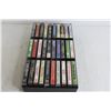 Image 2 : Plastic Tray of (30) Cassette Tapes - Pat Benatar, Elton John, Wham!, Ray Charles