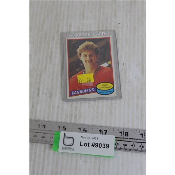 Rod Langway - 80-81 OPC Rookie Card