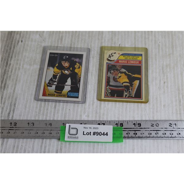 (2) Mario Lemieux - 1980's OPC Hockey Card