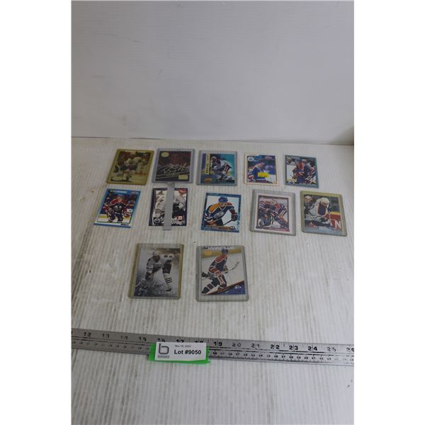 (13) Assorted Edmonton Oilers Hockey Cards - (9 Signed - Signatures Not Authenticated)