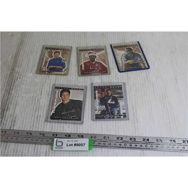 (5) Upper Deck 1995 Player Hockey Cards (Signed - Signatures Not Authenticated)