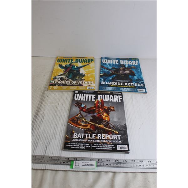 (3) Warhammer 40,000 - White Dwarf Magazine