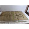 Image 1 : Burlap Coffee Bean Sack 39" x 26"