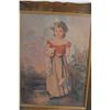 Image 2 : (2) Vintage Wood Framed Girl & Boy Portrait 20" x 15"