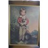 Image 3 : (2) Vintage Wood Framed Girl & Boy Portrait 20" x 15"