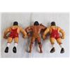 Image 5 : (3) 1980's Rubber Wrestling Figurines