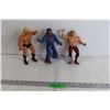 Image 1 : (3) 1980's Rubber Wrestling Figurines