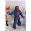 Image 3 : (3) 1980's Rubber Wrestling Figurines
