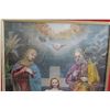 Image 2 : 19.5" x 23.5" Religious Wood Framed Picture