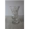 Image 2 : (2) Pinwheel Crystal Vases