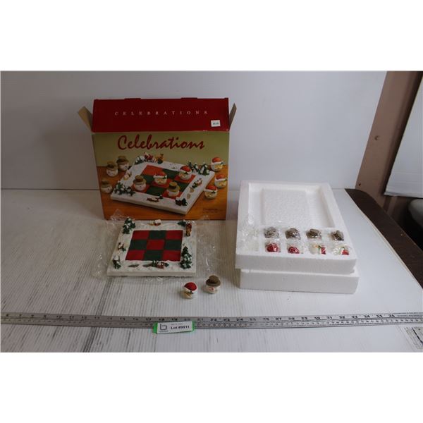 Christmas Tic Tac Toe Set