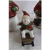 Image 4 : 4-Piece Snowman Family Decorations