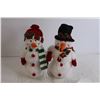 Image 2 : (2) Snowman Decorations, Christmas Tree-Scented Fake Snow - Sealed, (2) Rolls Ribbon